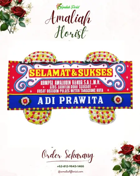 Papan Bunga Ucapan Selamat Patakbanteng