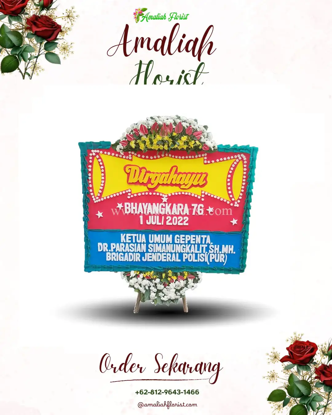 Papan Bunga HUT Ulang Tahun Patakbanteng
